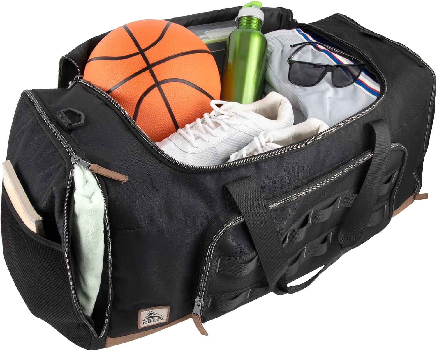 image:imageKelty 28 Inch 78 Liter Extra Large Capacity Sports Travel Duffel Bag Pockets with Shoulder Strap Top Carry HandleBlack