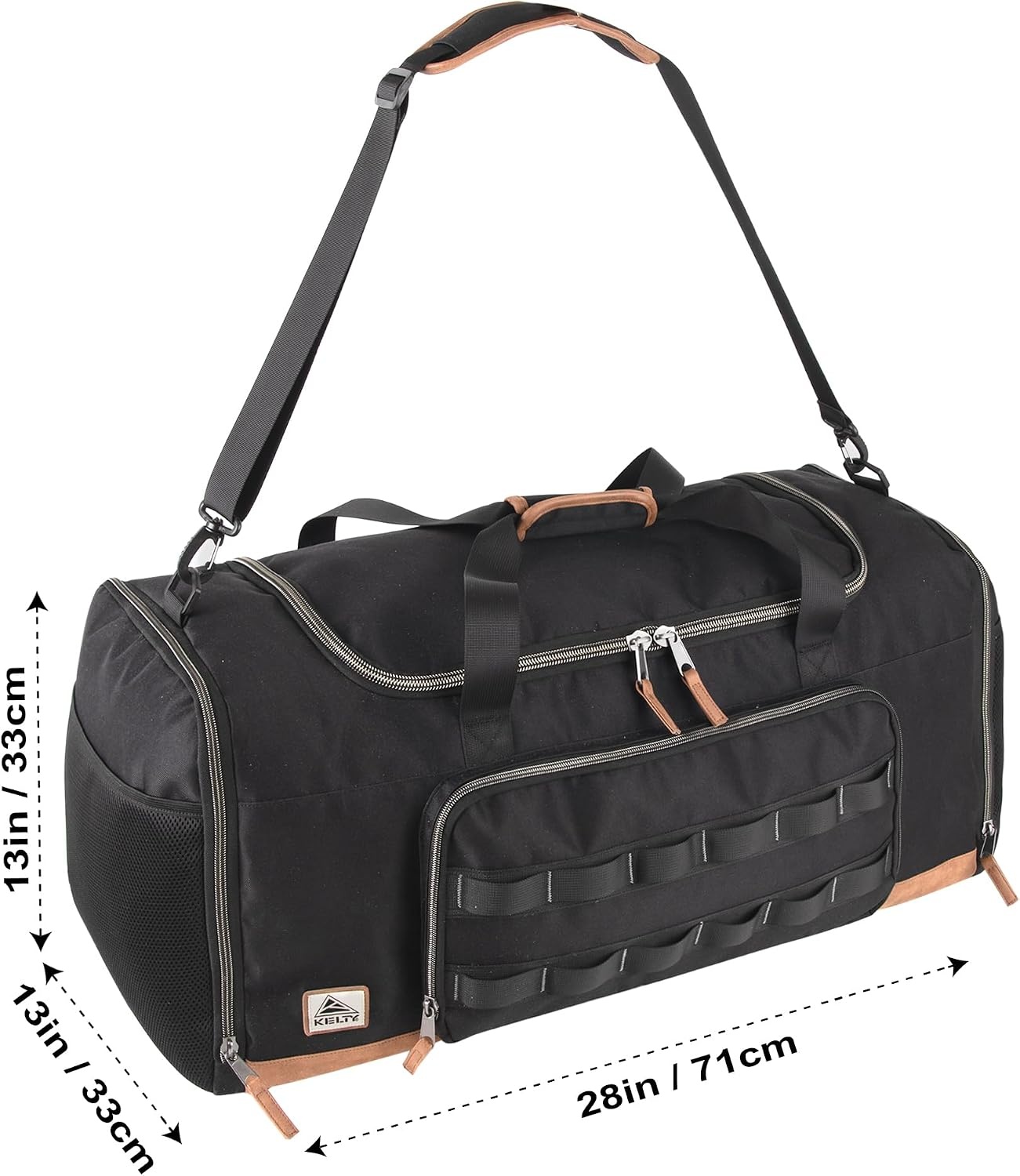 image:imageKelty 28 Inch 78 Liter Extra Large Capacity Sports Travel Duffel Bag Pockets with Shoulder Strap Top Carry HandleBlack