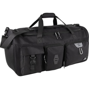 Kelty 28 Inch Large 78 Liter Capacity Sports, Travel Duffel Bag, Pockets with Removable Shoulder Strap, Carabiner Clip(Black)