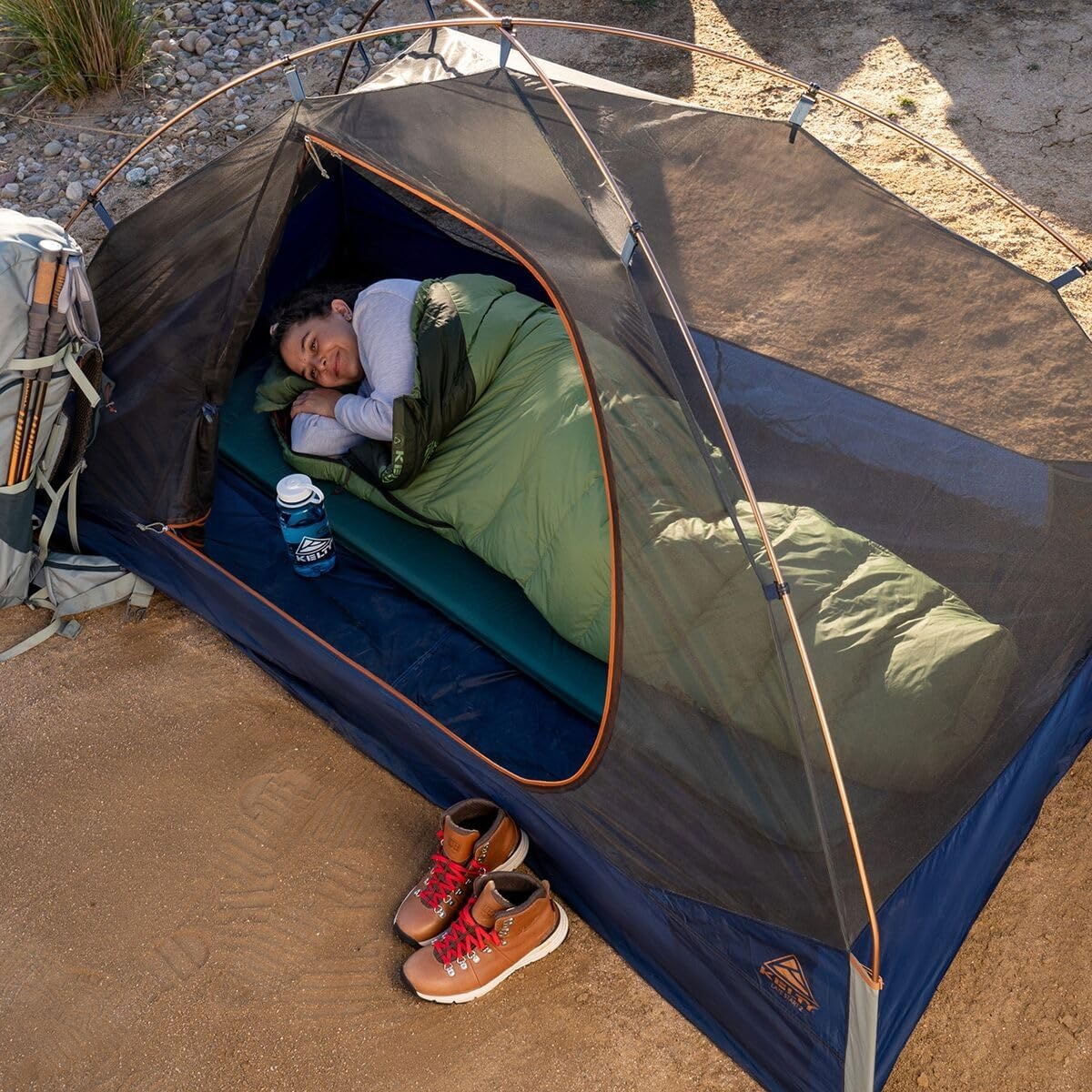 image:imageKelty Cosmic 40 Degree Sleeping Bag Regular 550 Down Lightweight Compact Cozy Warm Weather Bag Summer